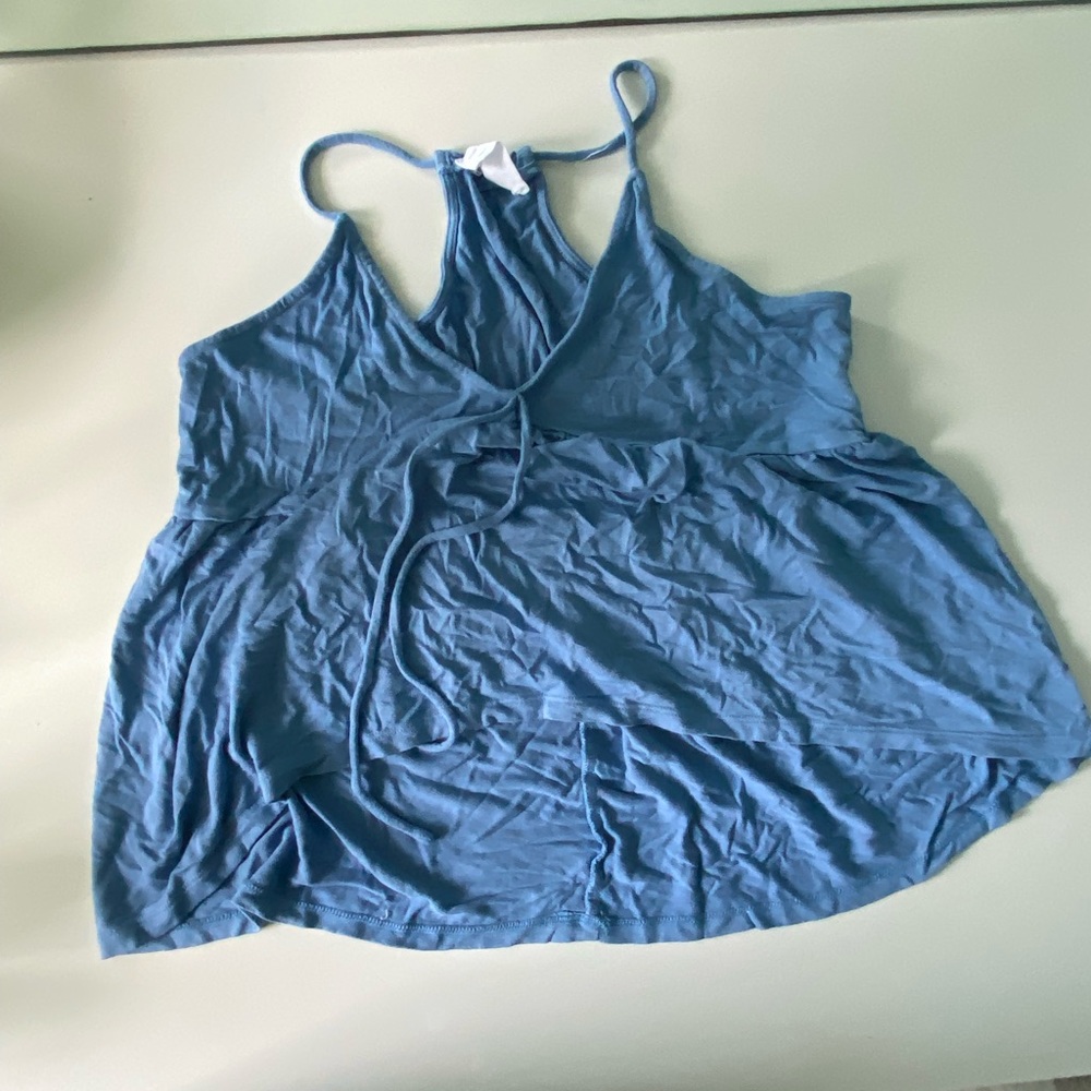 Blue tank top